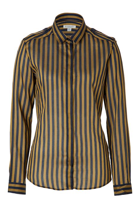 burberry striped shirt|Burberry shirts for women.